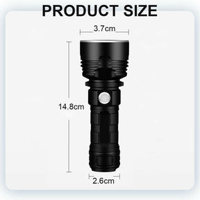 New P50 Strong Light Fixed Focus Flashlight Power Display USB Charging Outdoor Lighting Strong Light Flashlight - V.I.P Digital Presence