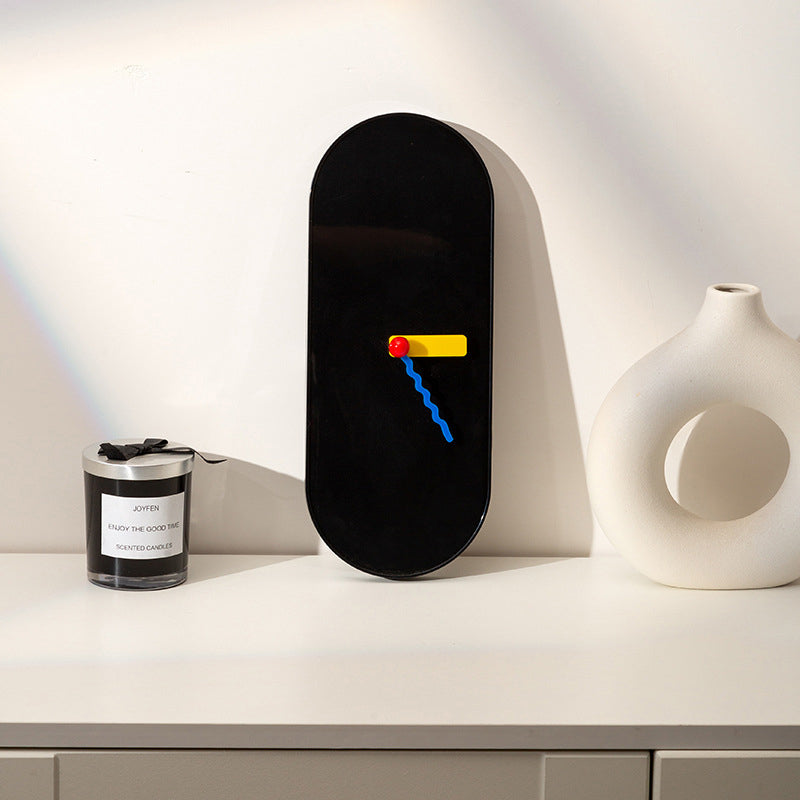 Dopamine - themed wall - mounted clock for home decor. Suitable for living rooms, a great kids' gift, modern - designed with a s - V.I.P Digital Presence