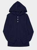 Textured Long Sleeve Hoodie - V.I.P Digital Presence