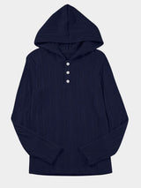 Textured Long Sleeve Hoodie - V.I.P Digital Presence
