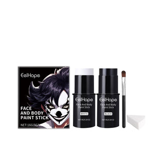 Halloween Face Painting Stick Set, Covered With Painted Foundation Makeup Clown Colorful Stick - V.I.P Digital Presence