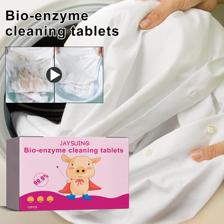 Bioenzyme Explosion Salt Effervescent Tablets, Cleaning Clothing Yellow Stubborn Stains Coffee Stains Cleaning Tablets - V.I.P Digital Presence