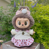 Clothing with 58cm LABUBU Design ZIMOMO Doll Clothes Rubber LABUBU Plush Toy Clothing Cute