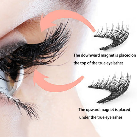 Five magnetic adhesive free magnetic eyelash clamp set for European and American thick magnetic eyelashes - V.I.P Digital Presence