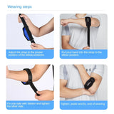 Men's and women's cycling outdoor sports elbow straps breathable and pressurized fixed protective equipment - V.I.P Digital Presence