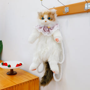 Unique Calico Cat Backpack, Doubles as a Plush Toy and Functional Bag - V.I.P Digital Presence