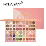 HANDAIYAN Popular 54 Color Eyeshadow Palette Earth Color Pearlescent Matte Glitter Powder Eye Shadow - V.I.P Digital Presence