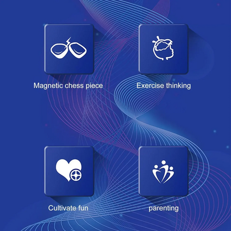 Magnetic Chess Game Magnet Board Game Table Top Magnet Game Family Games For Kids/Adults Thinking Training For Educational Toys - V.I.P Digital Presence