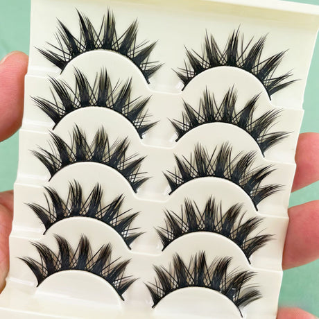 Cartoon Bushy Black Terrier Big Devil False Eyelashes Whole Piece Barbie Eyelashes Natural Little Devil - V.I.P Digital Presence