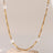 Stainless Steel Pearl Chain Necklace - V.I.P Digital Presence