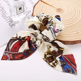 New Pearl Pendant Large Intestine Ring Hair Loop Women's Bundle Hair Knot Big Bow Knot Hair Rope - V.I.P Digital Presence