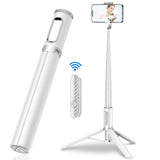 New 150cm Long Selfie Stick Tripod Carbon Fiber Plastic Detachable Remote Control AB202 Max Phone Compatibility Rotatable - V.I.P Digital Presence