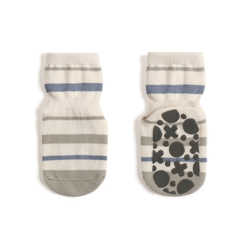 New Baby Floor Socks Combed Cotton Summer Boys And Girls Early Education Cool Toddler Non-Slip Mid-Tube Socks - V.I.P Digital Presence
