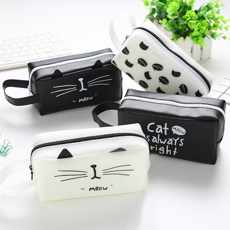 New Cat's Kingdom Pencil Bag Cartoon Cat Student Pencil Case Large Capacity Creative Stationery Box Pencil Bag - V.I.P Digital Presence