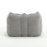 Soft Bean Bag Chair with High Resilient Foam(Chips)for living room and bedroom,Comfortable Square Lazy Sofa with Footstool - V.I.P Digital Presence