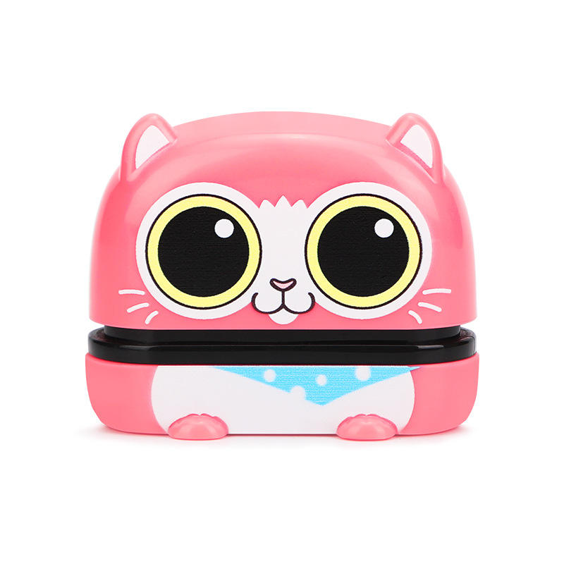 Kindergarten Kids Cartoon Personalized Photosensitive Pet Owl Pastel Name Seal Clothes Flash Foam Self Ink Toy Stamp - V.I.P Digital Presence