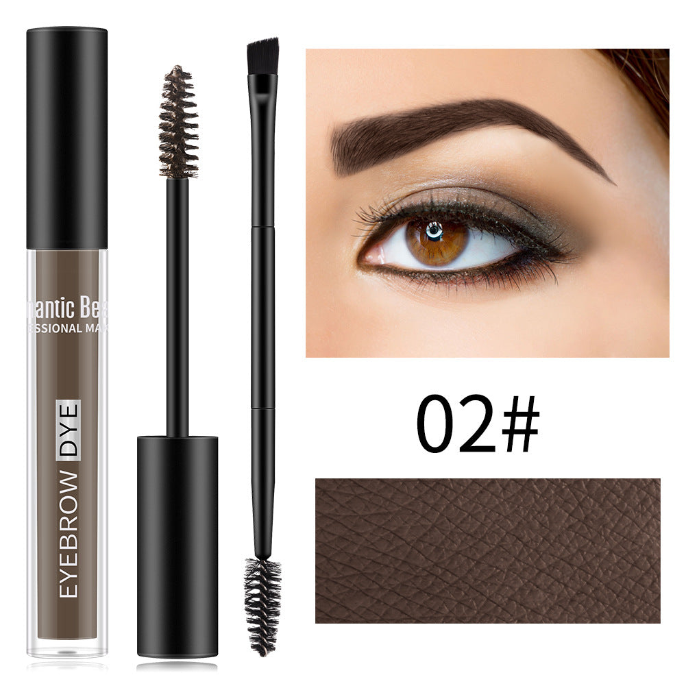 Romantic Beauty Two-Headed Brow Brush For Long-Lasting Styling Waterproof Perspiration-Proof Brow Dye - V.I.P Digital Presence