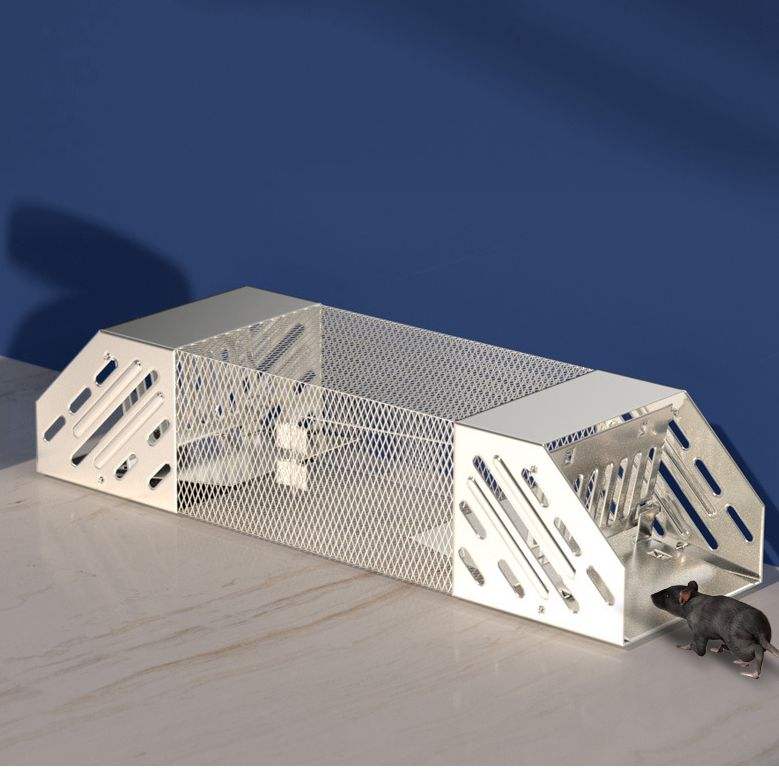 Humane Rat Trap, Chipmunk Rodent Trap That Work for Indoor and Outdoor Small Animal - Mouse Voles Hamsters Live Cage - V.I.P Digital Presence