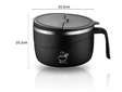 Portable lid insulation 304 stainless steel instant noodle bowl Japanese style sealed lunch box - V.I.P Digital Presence