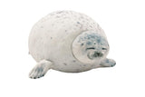 Juguetes de peluche de foca novedosos en 3D, almohada de peluche de león marino, almohada suave de foca para fiestas, almohada para dormir de bebé, cojín para silla