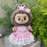 Clothing with 58cm LABUBU Design ZIMOMO Doll Clothes Rubber LABUBU Plush Toy Clothing Cute