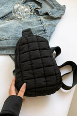 Quilted Nylon Crossbody  Bag - V.I.P Digital Presence