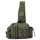 Men's Fishing Backpack: Equipped with bait box, equipment storage bag, pole holder, sling & shoulder bag design. - V.I.P Digital Presence