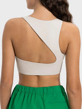 Cutout Round Neck Active Tank - V.I.P Digital Presence
