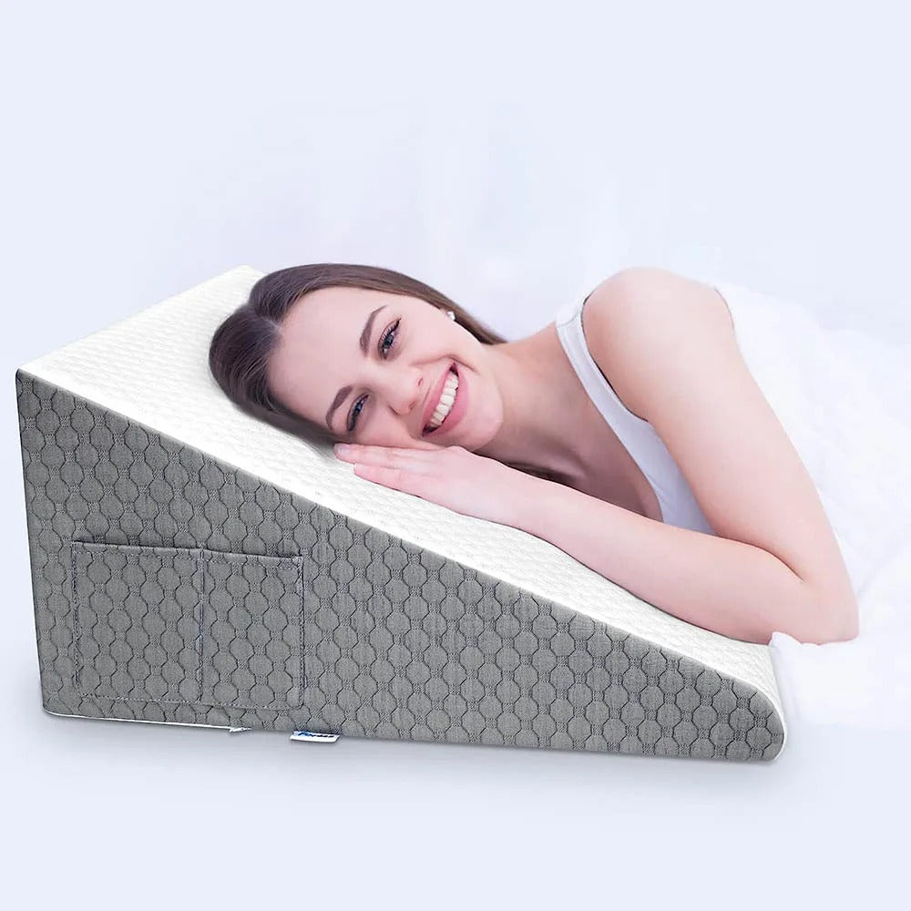 Triangle sponge cushion, headboard pillow, elderly care sofa backrest cushion, waist protection, half lying, half lying, sloping pillow - V.I.P Digital Presence
