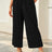 Drawstring Paperbag Waist Wide Leg Pants - V.I.P Digital Presence