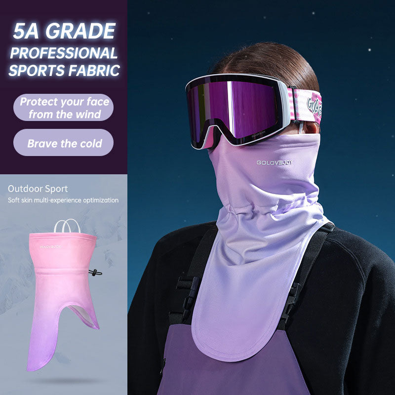 Winter skiing face mask men and women outdoor riding hanging ear mask headscarf windproof cold plus cashmere warm neck guard - V.I.P Digital Presence