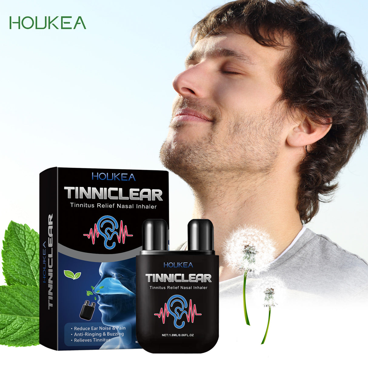 Inhalador para el cuidado de los oídos Cuidado suave para la comodidad de los oídos Para mejorar la comodidad de los oídos Cuidado diario