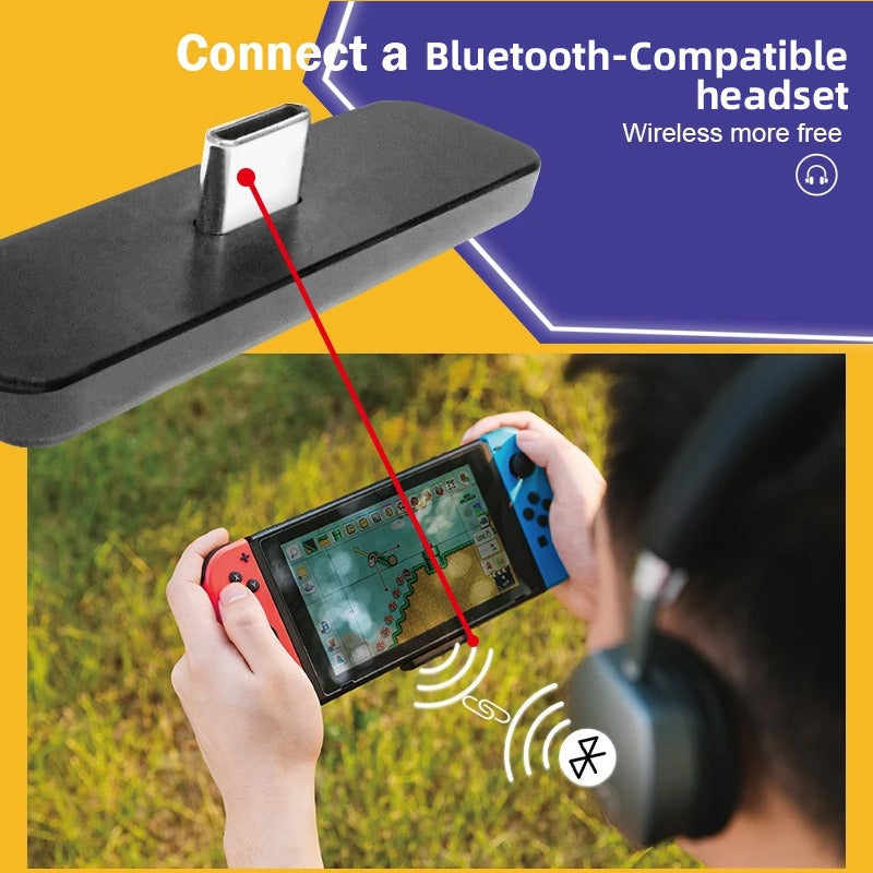 Suitable for switch converter switch Bluetooth adapter audio receiver PS4/PC wireless transmitter - V.I.P Digital Presence