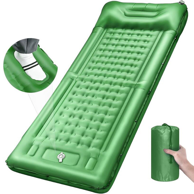 Outdoor thicken self-inflating camping mattress: ultralight, with built-in pump, ideal for travel, hiking, fishing. - V.I.P Digital Presence