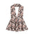 Elegant Strapless Top with Floral Print and Wide-Leg Pants Set - V.I.P Digital Presence