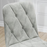 Dining Chairs Set of 4, Modern Kitchen Dining Room Chairs, Velvet Dining Chair Upholstered Cushion Seat and Sturdy Metal Legs - V.I.P Digital Presence