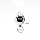 Outdoor equipment high elasticity telescopic steel wire rope keychain anti loss and anti-theft telescopic keychain - V.I.P Digital Presence