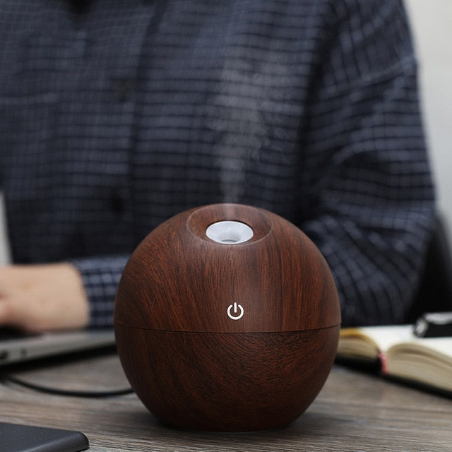 USB Aroma Essential Oil Diffuser Ultrasonic Cool Mist Humidifier Air Purifier 7 Color Change LED Night light for Office Home - V.I.P Digital Presence