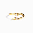 925 Sterling Silver Inlaid Zircon Bypass Ring - V.I.P Digital Presence