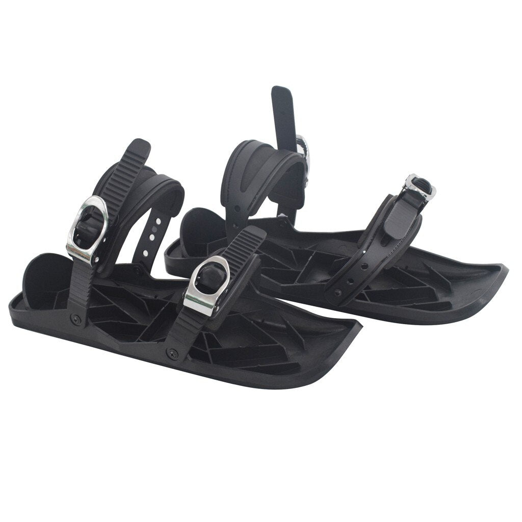 Skiing Mini Sled Outdoor Snow Board Ski Boots High Quality Adjustable Bindings Portable Skiing Shoes Combine Skates With Skis - V.I.P Digital Presence