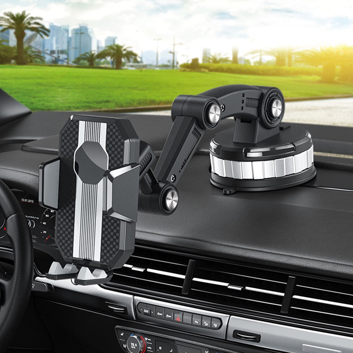 Universal Large Truck Extended Suction Cup Type Car Holder Fixed Shockproof Mobile Phone Stand Big Joint GPS Navigation Holder - V.I.P Digital Presence