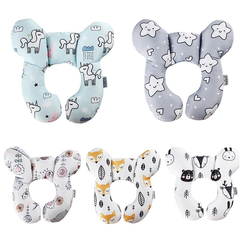 Baby head protection U-shaped pillow stroller fixed head pillow Car seat sleeping protection head and neck pillow - V.I.P Digital Presence