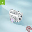 Silver Charm Original Retro Bow Treasure Box DIY Beaded Love Auspicious Treasure s925 Pure Silver Can Open Beads - V.I.P Digital Presence