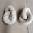 Wooden decorative chains, wooden handicrafts, home furnishings, homestay decorations, two ring buckle wooden chains, two ring wo - V.I.P Digital Presence
