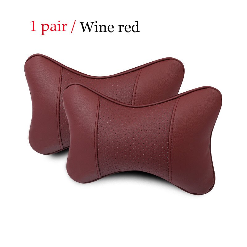 1 pair Luxury Linen material car headrest pillow Unisex Breathable Auto Neck Rest Headrest Cushion Pillows 4 seasons Universal - V.I.P Digital Presence