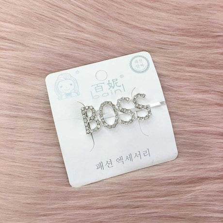 1PC Bling Letter Hairpins Headwear for Women Girls Hair Clips Pins Barrette Tools Hair Accessories - V.I.P Digital Presence