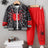 Spider Baseball Collar Top and Pants Set - V.I.P Digital Presence