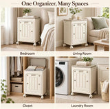 LuxeRoll Wheeled Laundry Basket