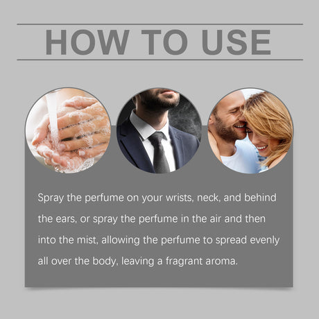Pheromone Perfume For Men And Women For Long-Lasting Light Fragrance Fresh Natural Perfume Spray - V.I.P Digital Presence