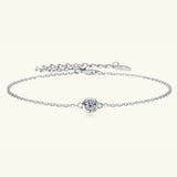 Inlaid Moissanite 925 Sterling Silver Bracelet - V.I.P Digital Presence